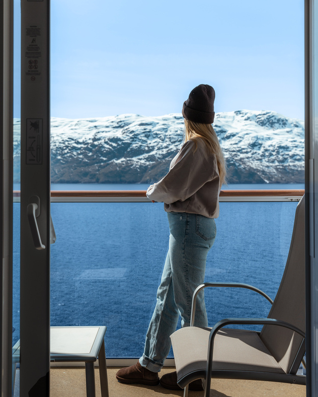 Balcony view in Alaska