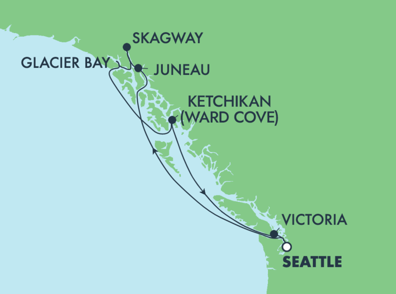 Alaska cruise itinerary